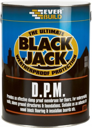 SikaEverbuild Black Jack 908 Everproof DPM 5L Black [SIK90805]