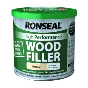 Ronseal High Performance Wood Filler 1kg Natural [RONS32287]