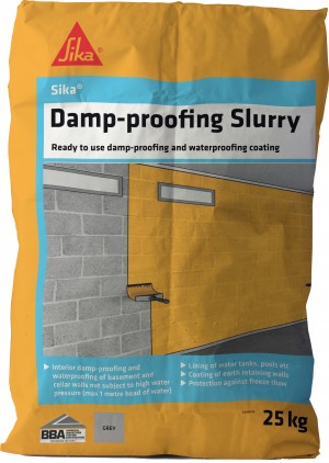 SikaEverbuild Damp Proofing Slurry 25kg Grey [SIK1262825]