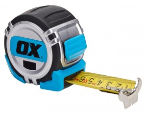 OX TOOLS - OX Pro Metric Imperial Tape Measure 8Mtr  HILOXP028708