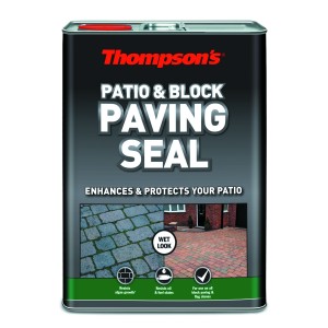 Thompsons Patio & Block Paving Seal 5L Wet Look Finish