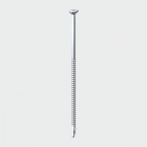 Timber to Steel Wing Tip Screw 5.5 x85mm BZinc Plated LOOSE  TIMLW85B