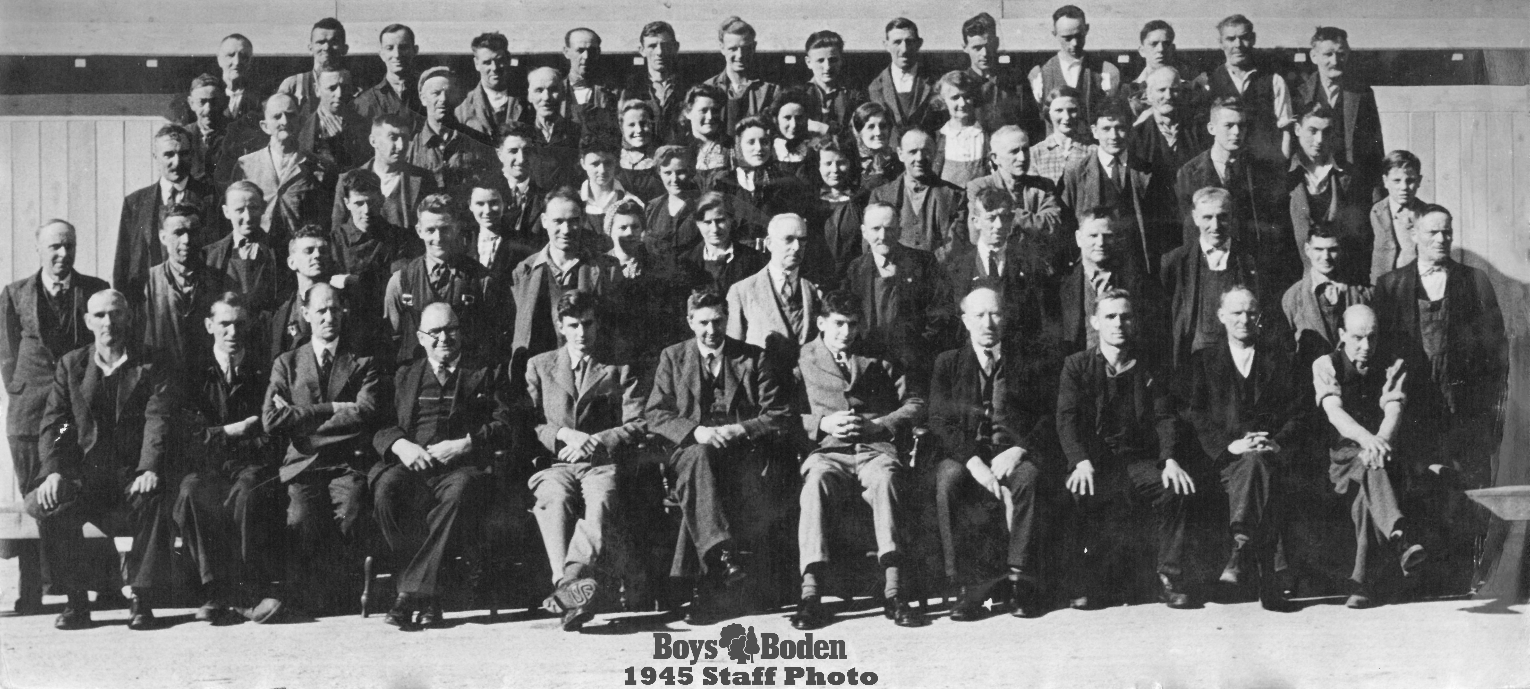 Boysa and boden staff photo 1945